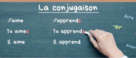 Estudiar los verbos y la conjugación en francés